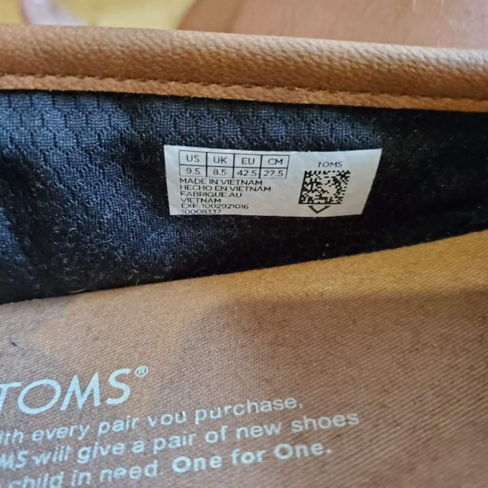 Tom's Frost Grey Chambray Men's Classics - Picture 8 of 8